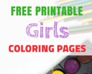 coloring pages for girls printable