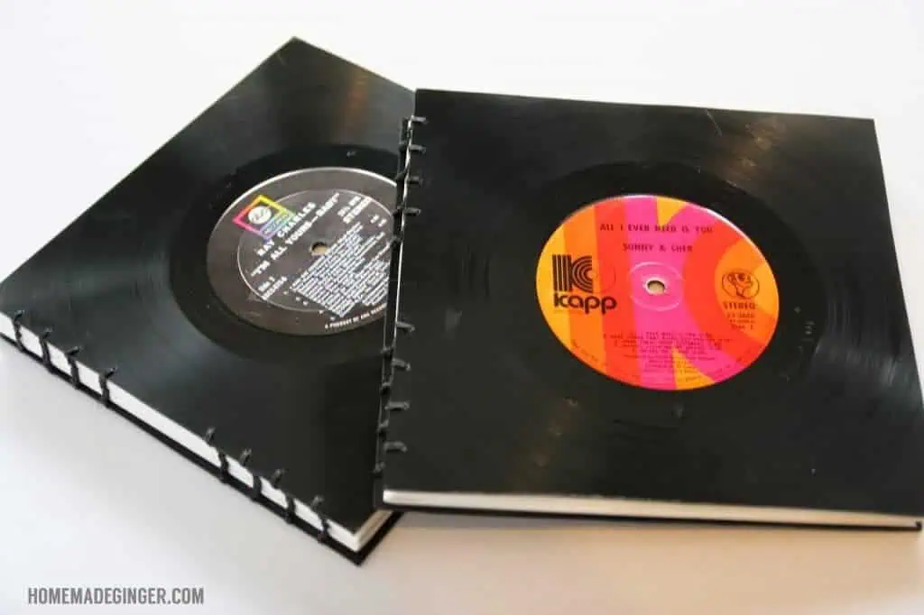 DIY HANDMADE-VINYL-RECORD-BOOK