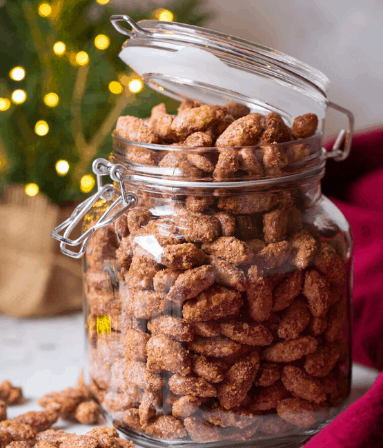 Cinnamon Candied Almonds