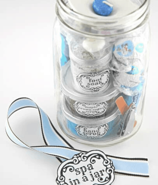 Valentine mason jars
