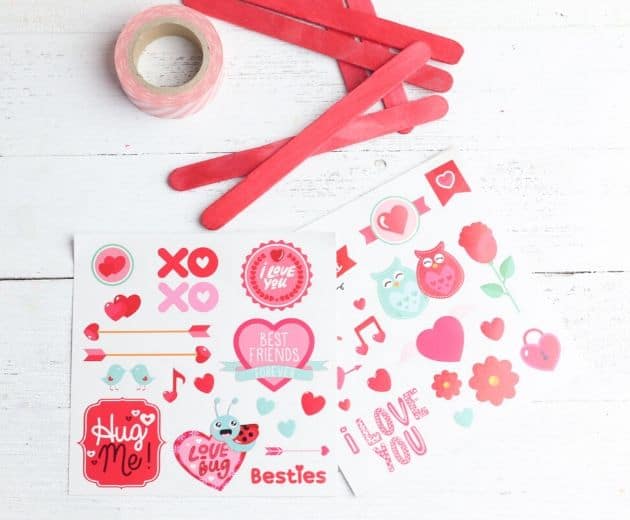 Valentine's day picture frames