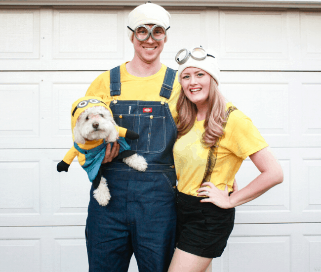 DIY Halloween minion costumes