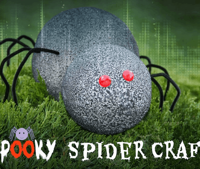 spooky spider craft ideas