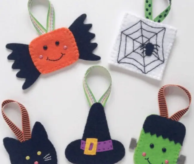 Felt Halloween ornaments