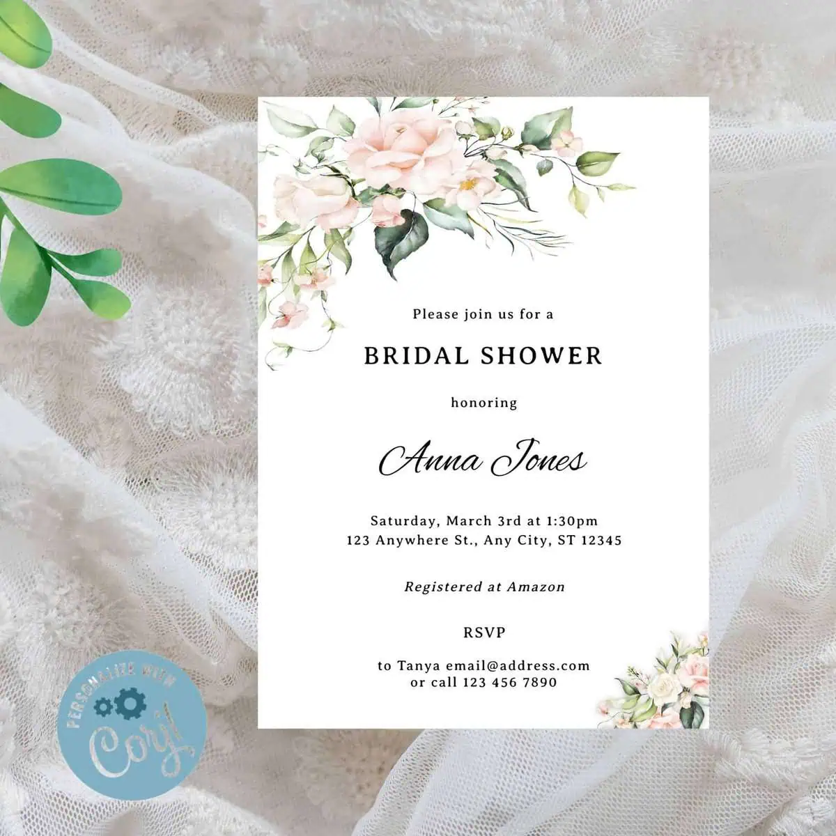 BRIDAL SHOWER INVITE