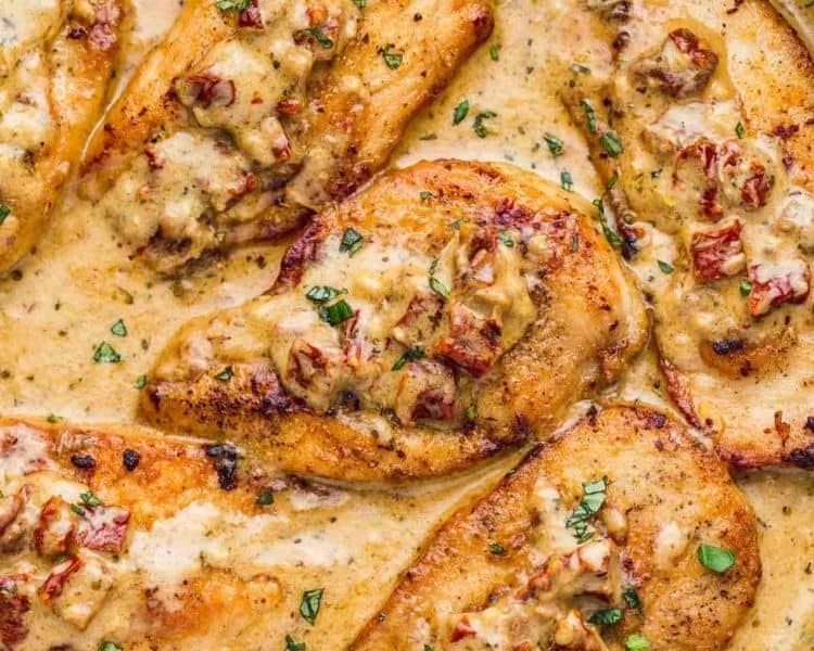 chicken recipes for Valentine's Day