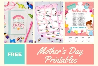 FREE MOTHER'S DAY PRINTABLES AND CUTE DIY CARDS