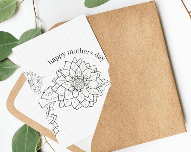 Free Printable Mothers Day Cards To Color