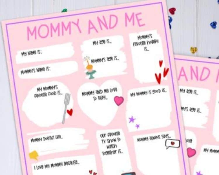 Mothers Day Card Free Printable