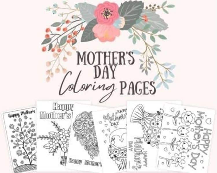 Mother's Day Coloring Pages