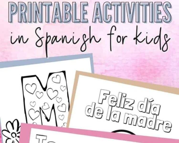 Mother's Day Printable In Spanish