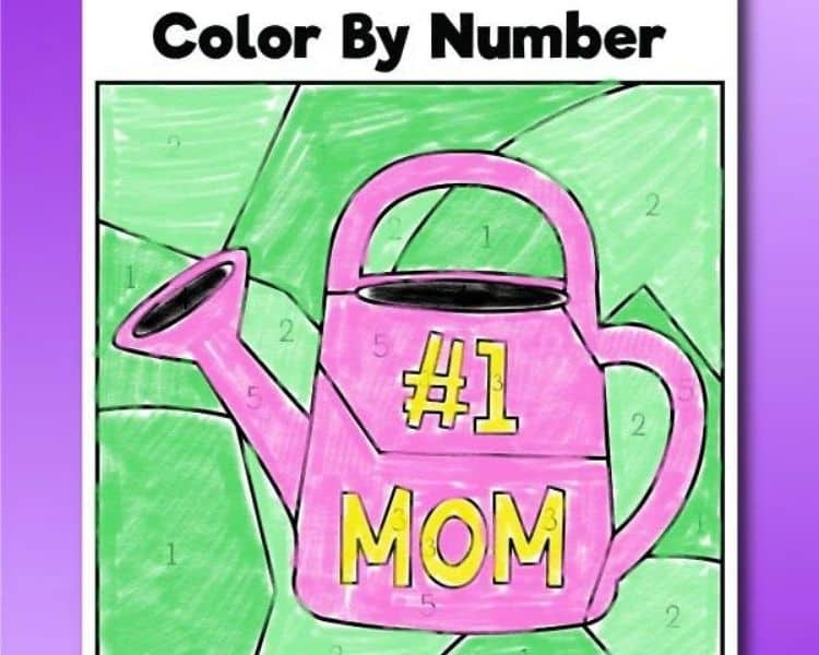 Mother’s Day Color By Numbers