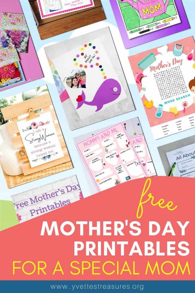 free mothers day printables
