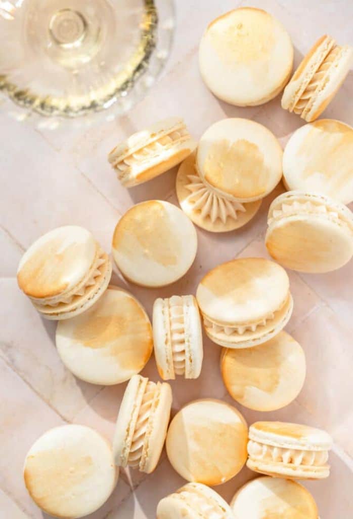 champagne macaron recipe