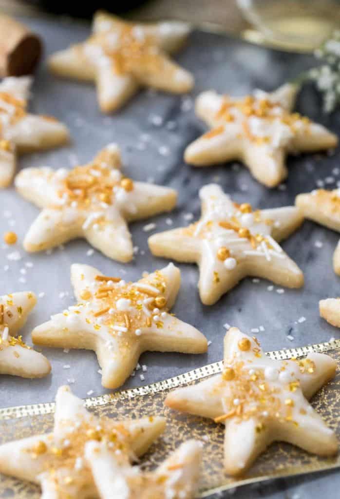 Star Cookies are simple buttery sugar cookies
