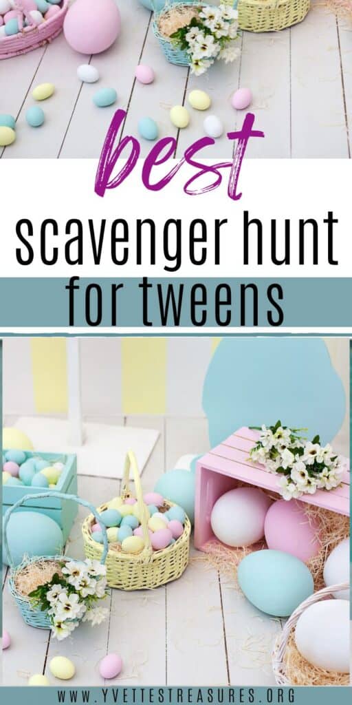 scavenger hunt ideas for tweens