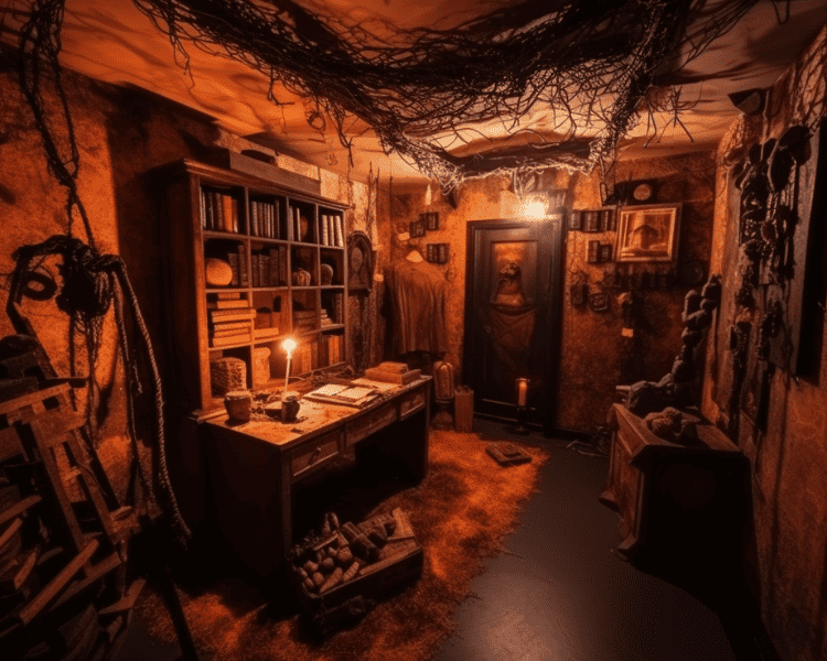 A fun Halloween escape room game