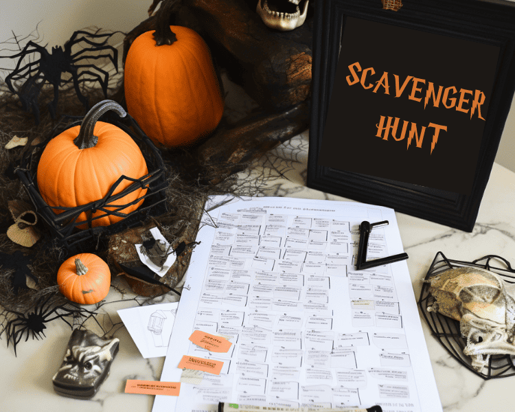 Halloween scavenger hunt