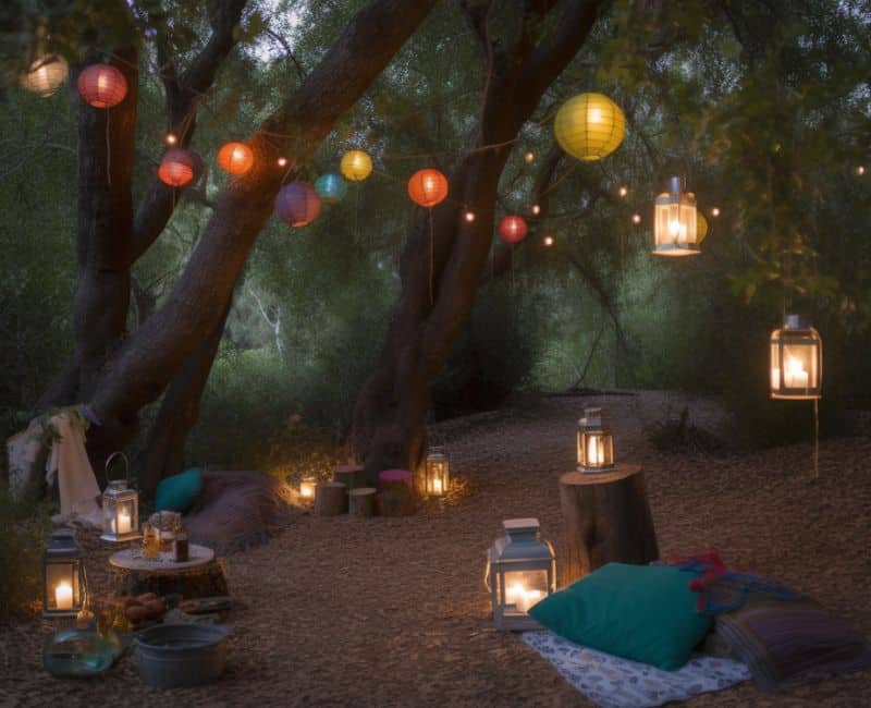 camping themed party ideas