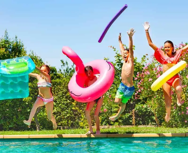 swimming pool party