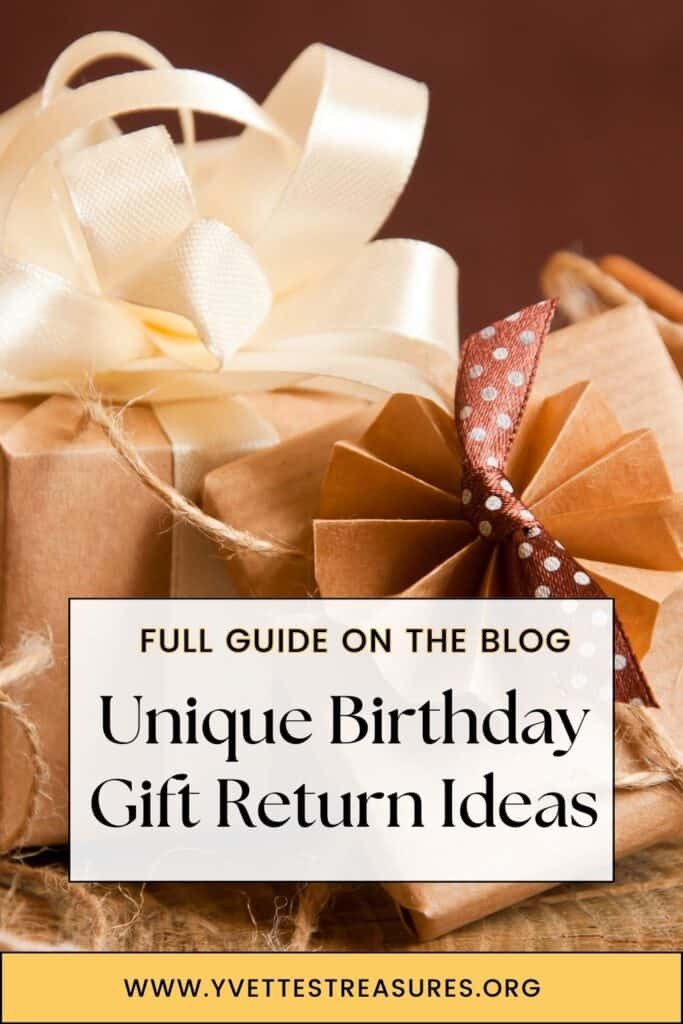 unique birthday gift return