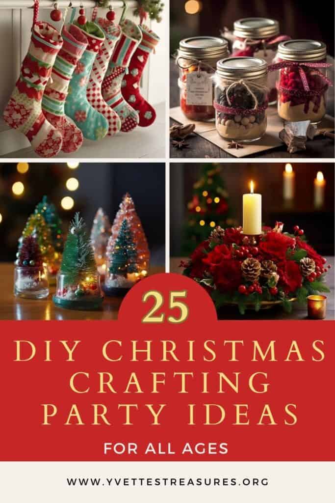 DIY Christmas crafting party themes