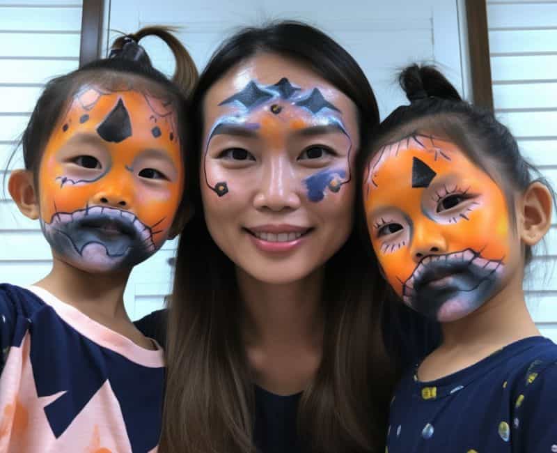 Halloween face painting