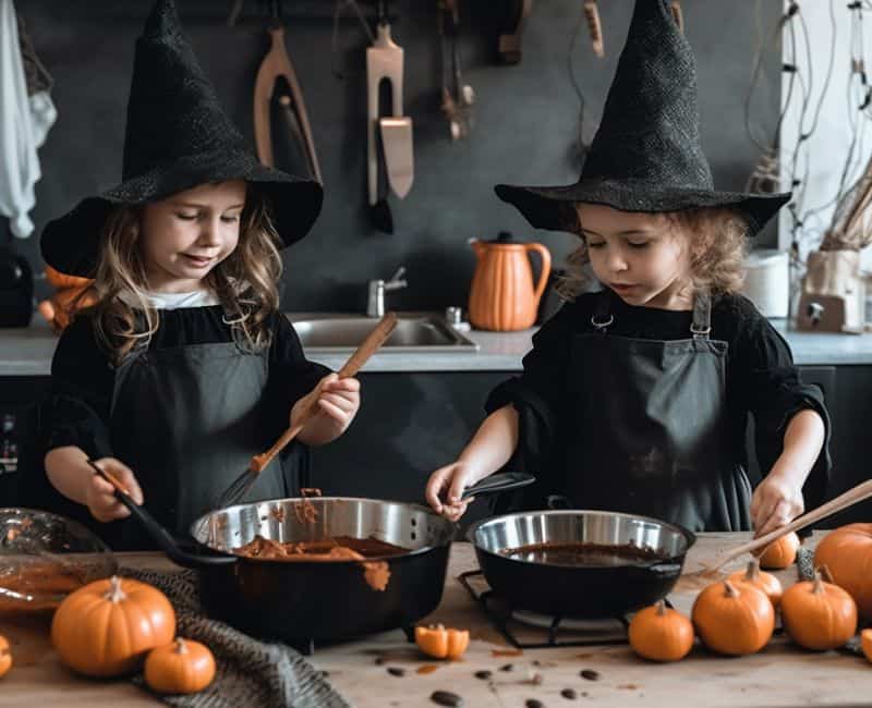 Halloween-themed baking