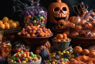 Halloween candy treats