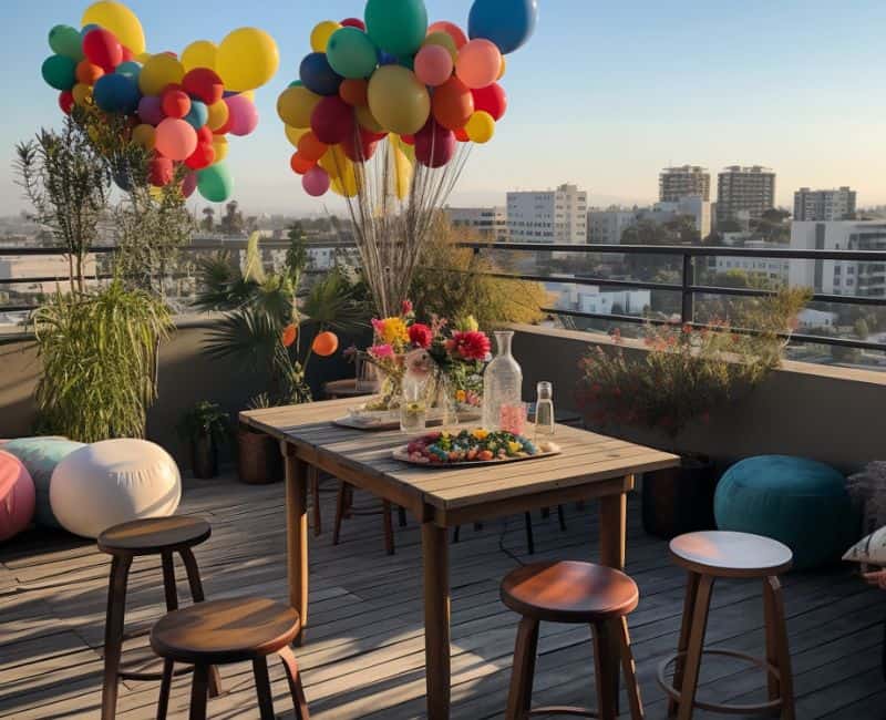 rooftop cocktail party