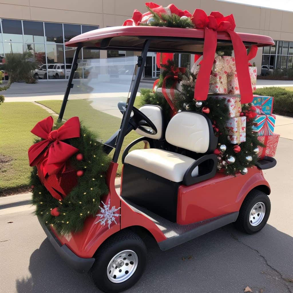 best Golf Cart Christmas Decorating Ideas