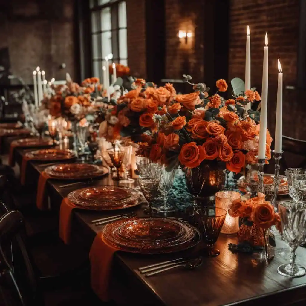 long table reception room