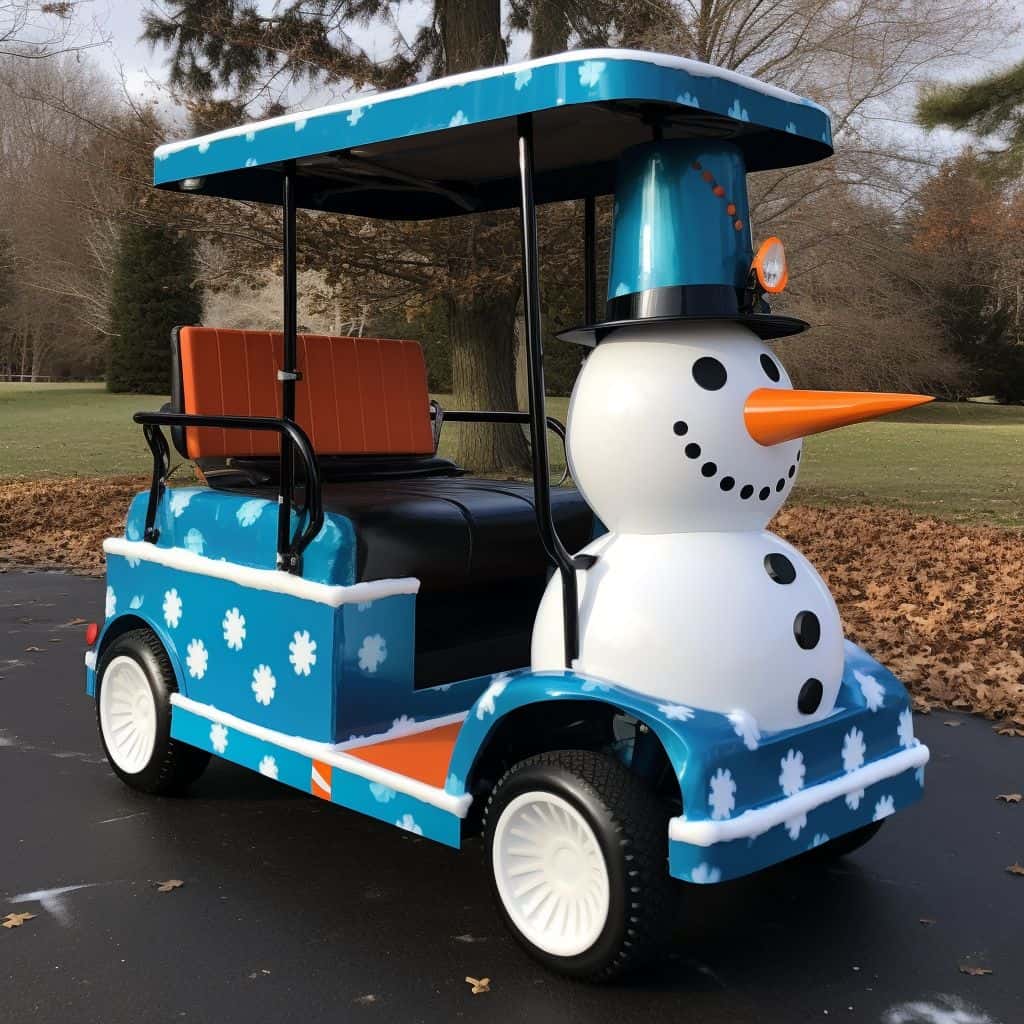 snowman golf decor ideas