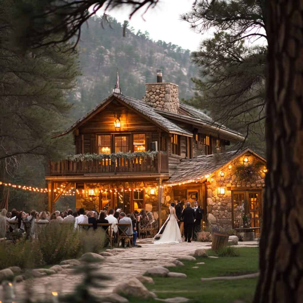 rustic wedding cabin