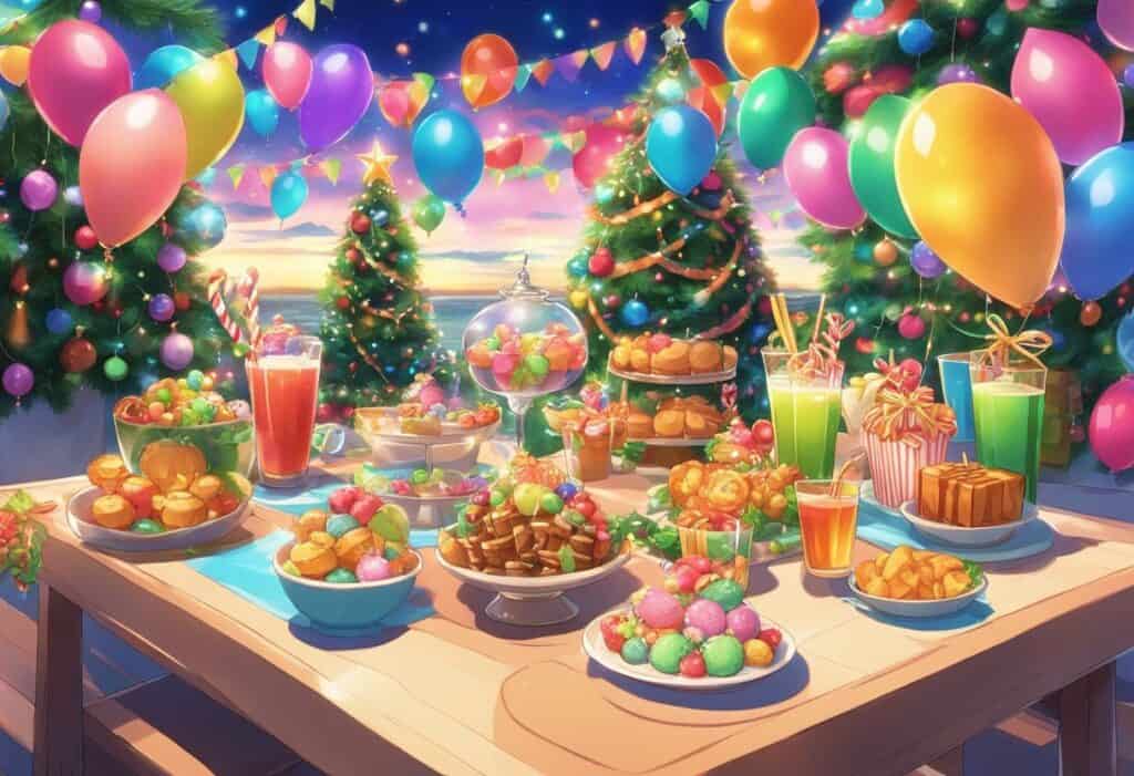 Christmas in July food