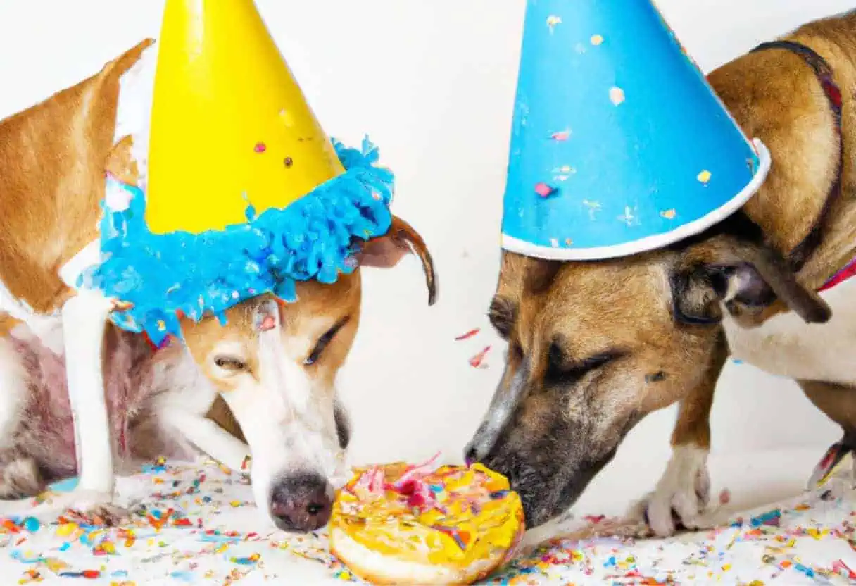 healthy donuts for dogs party