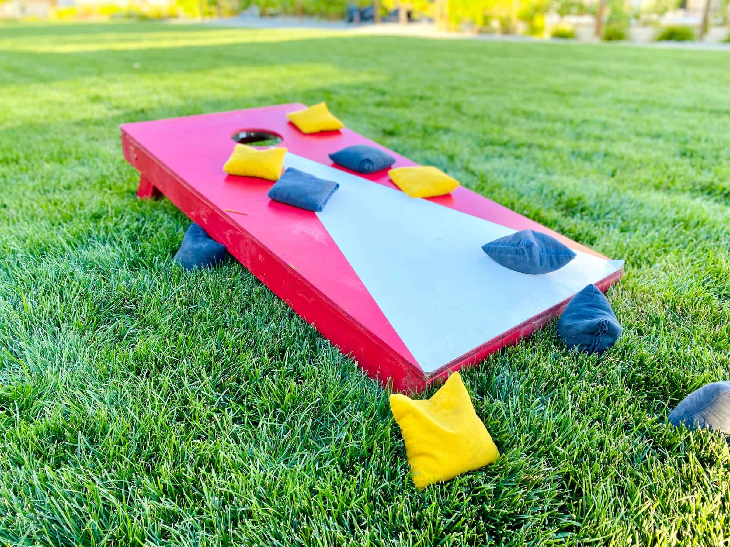 bean toss backyard games