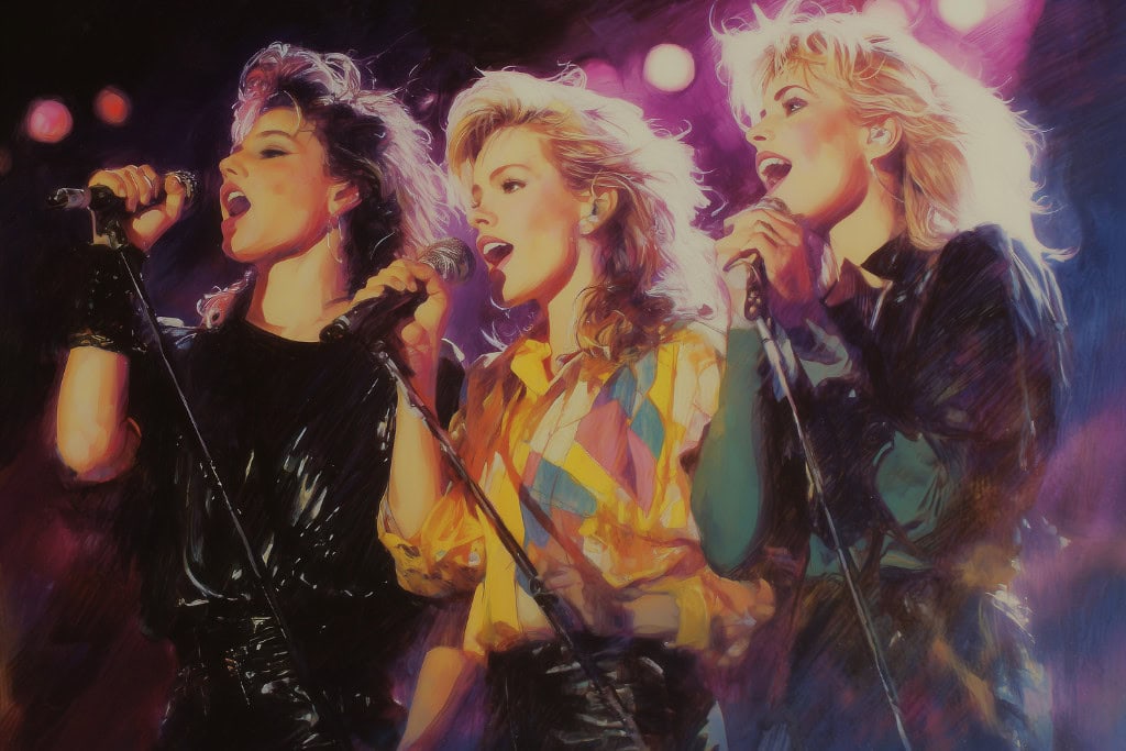 The band Bananarama's Best Songs From The 1980's.