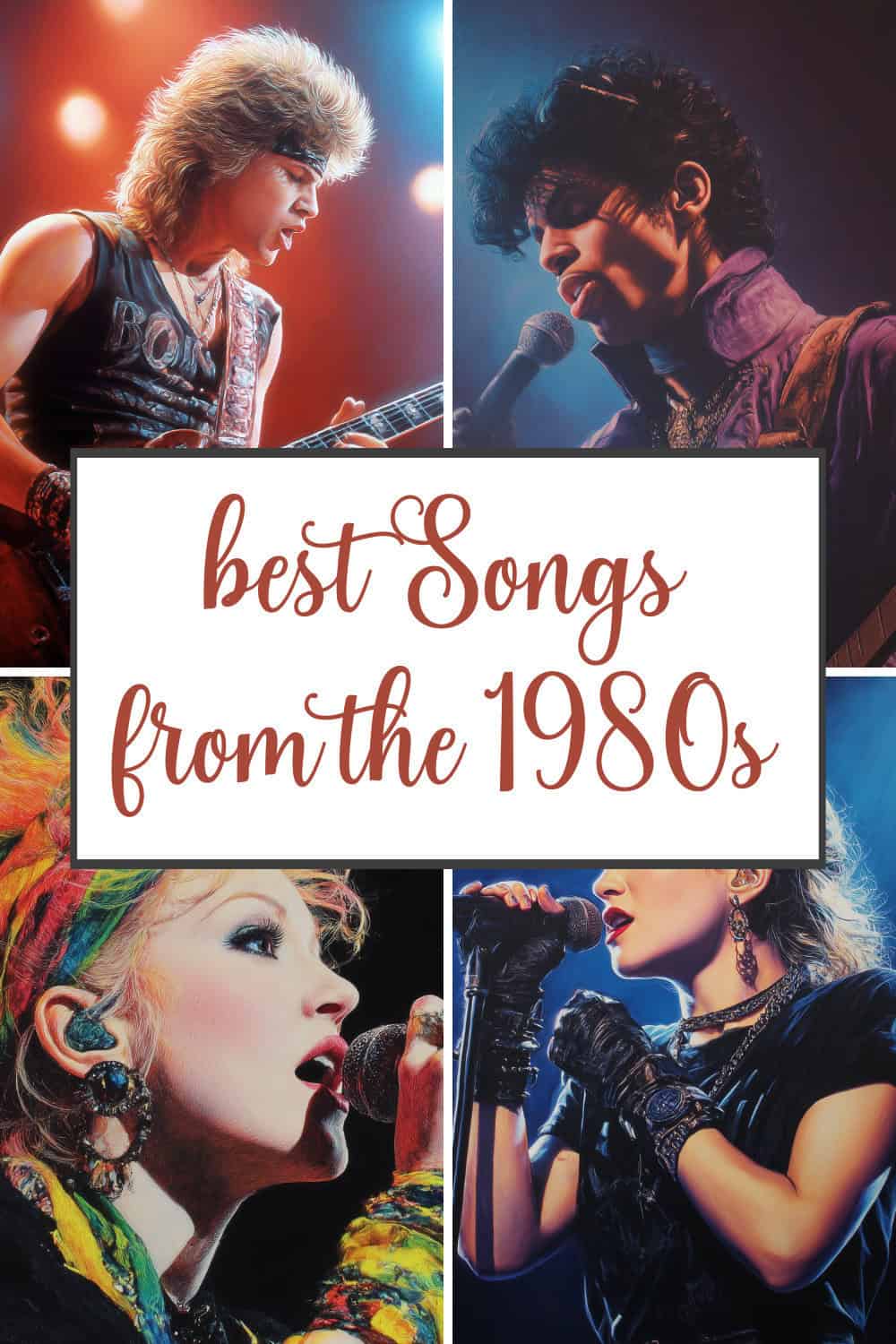 Showing artists from the best songs from the 1980s.