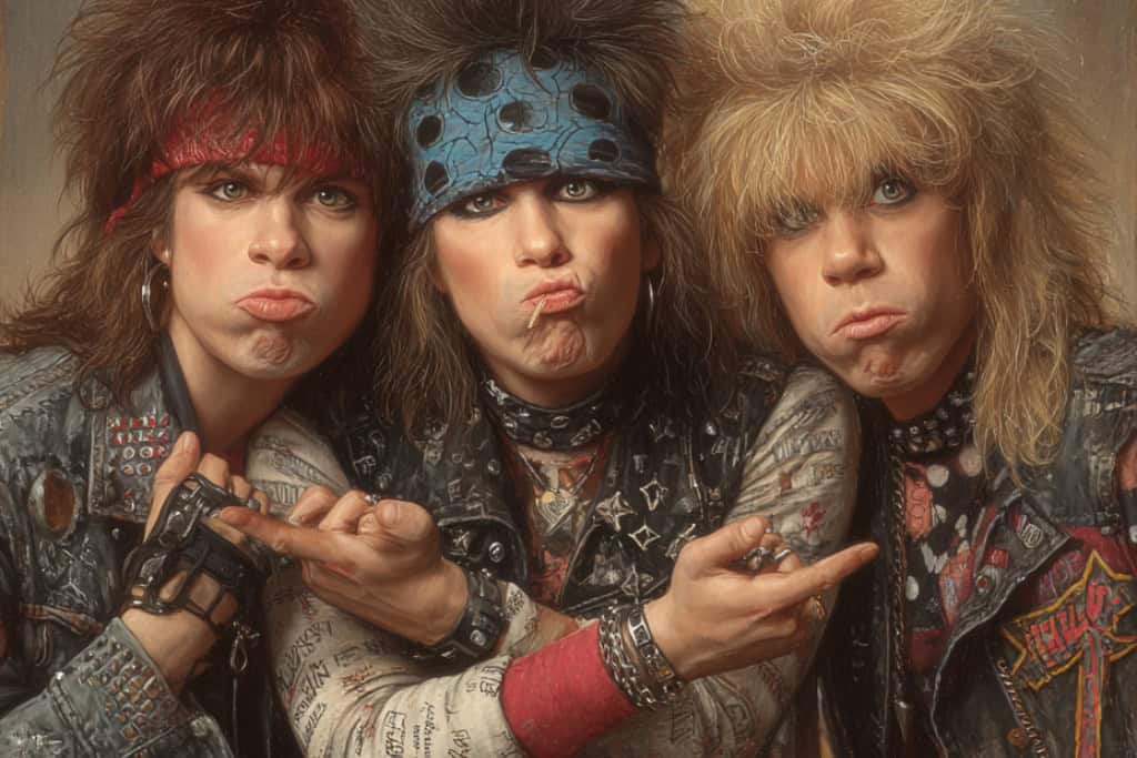 Heavy metal rock band